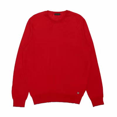 Z Zegna Solid Color Crewneck Loose-Fit Long Sleeve Sweater . ZZ110-VHM94-R04