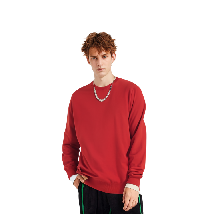 Lookbook Z Zegna 素色圓領寬鬆版長袖毛衣 ZZ110-VHM94-R04