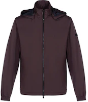 Z Zegna Solid Color Hooded Jacket for Men in Brown VY019-ZZ036-M09 Z Zegna Solid Color Hooded Jacket for Men in Brown VY019-ZZ036-M09