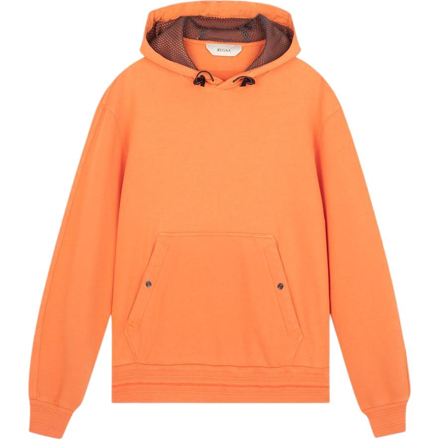 Z Zegna Solid Color Pocket Drawstring Hoodie for Men VW429-ZZ866-D03