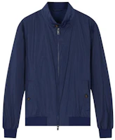 Z Zegna Solid Color Stand Collar Straight Jacket Men’s Blue VX018-ZZO017-B06 Z Zegna Solid Color Stand Collar Straight Jacket Men’s Blue VX018-ZZO017-B06