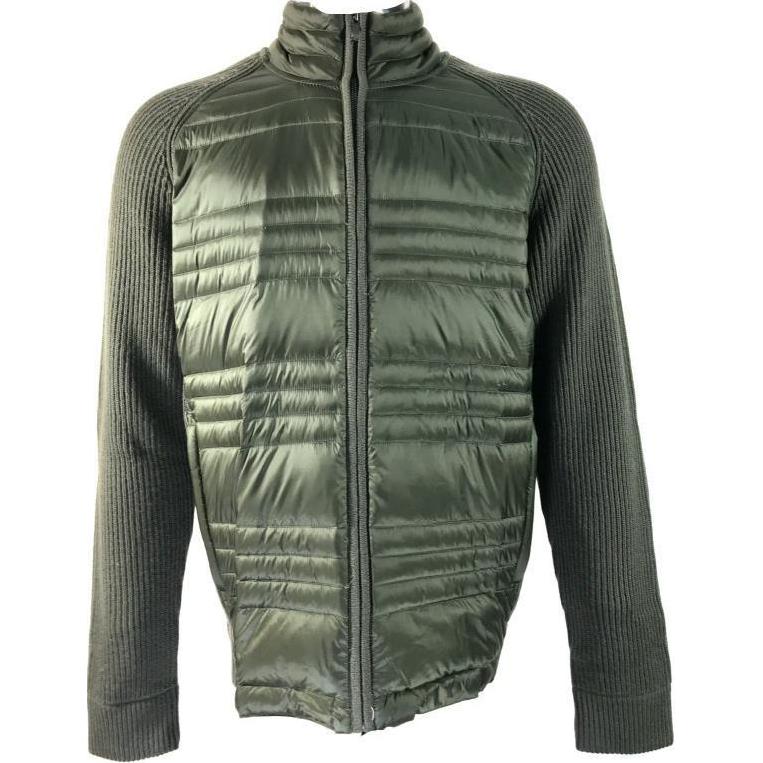 Z Zegna Solid Color Stand Collar Zip Jacket Green Men’s ZS156-SFP70-N08