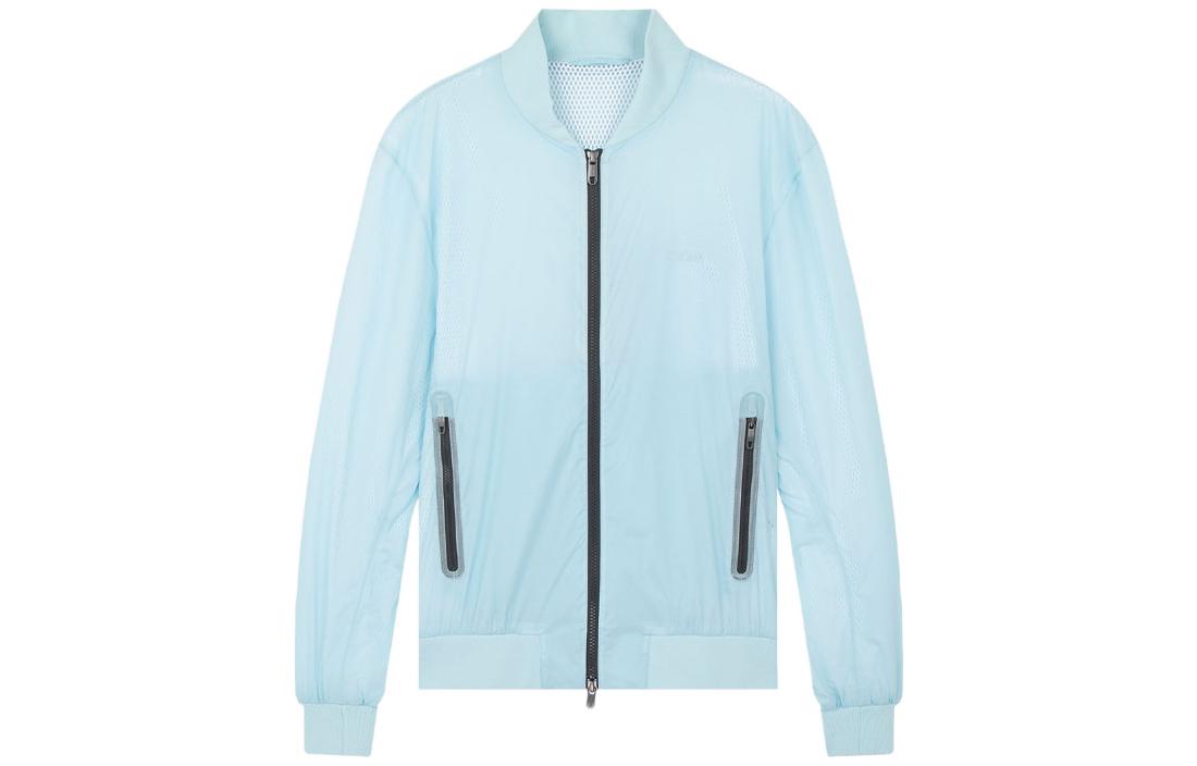 Z Zegna Solid Color Zip-Up Baseball Collar Jacket VX042-ZZO063-A01