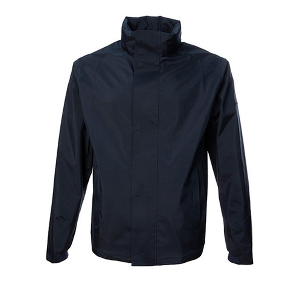 Z Zegna Solid High Neck Zip Jacket Navy Blue VW050-ZZ043-B09