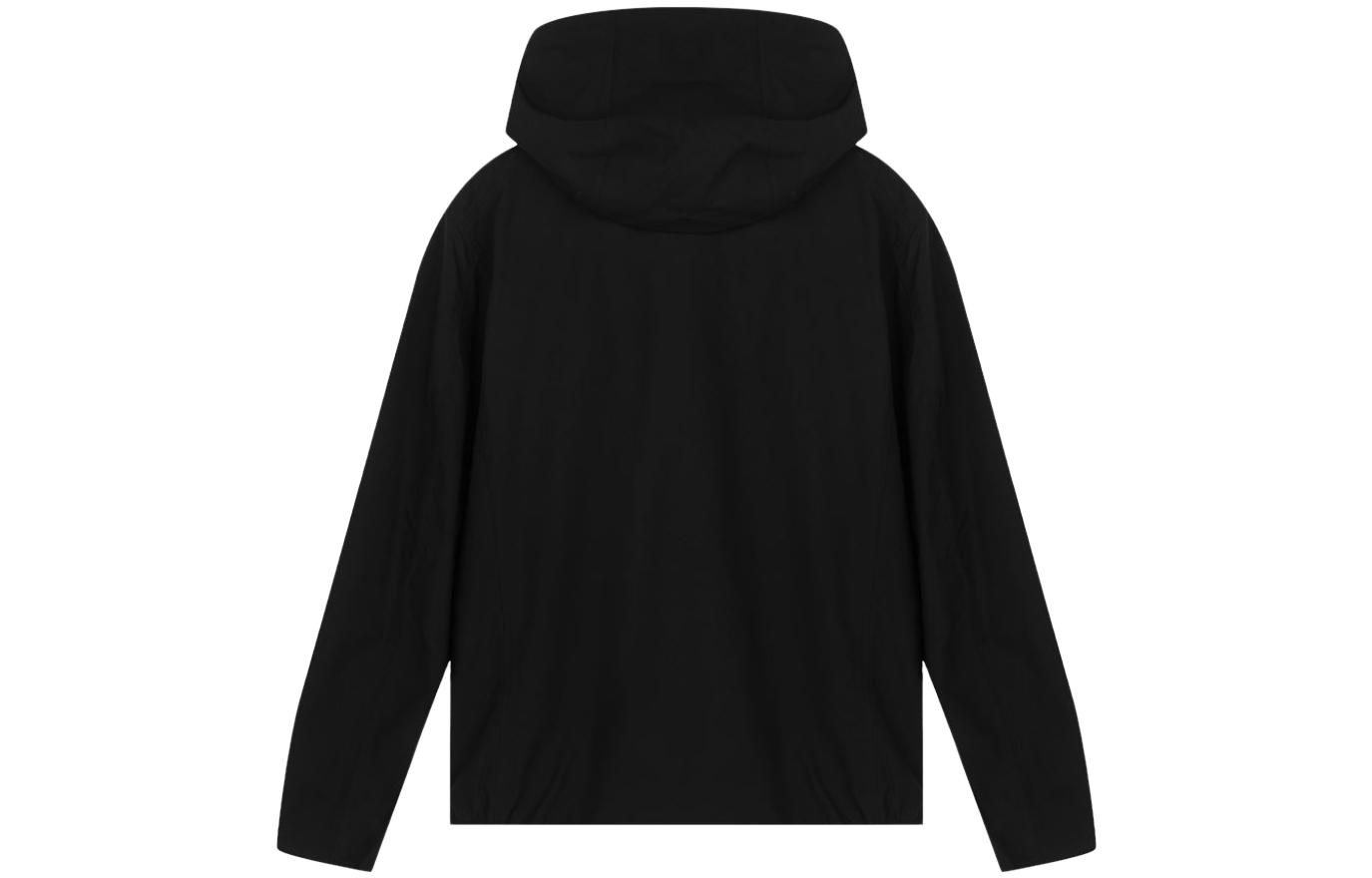 Lookbook Z Zegna 男士極簡黑色連帽外套 VT058-ZZT016-K09