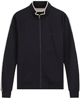 Z Zegna Solid Logo Patch Zip Jacket Navy Blue - VU451-ZZ857-B09 Z Zegna Solid Logo Patch Zip Jacket Navy Blue - VU451-ZZ857-B09