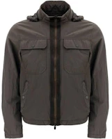 Z Zegna Solid Multi-Pocket Hooded Jacket Men’s Brown Gray VW054-ZZ045-N08 Z Zegna Solid Multi-Pocket Hooded Jacket Men’s Brown Gray VW054-ZZ045-N08