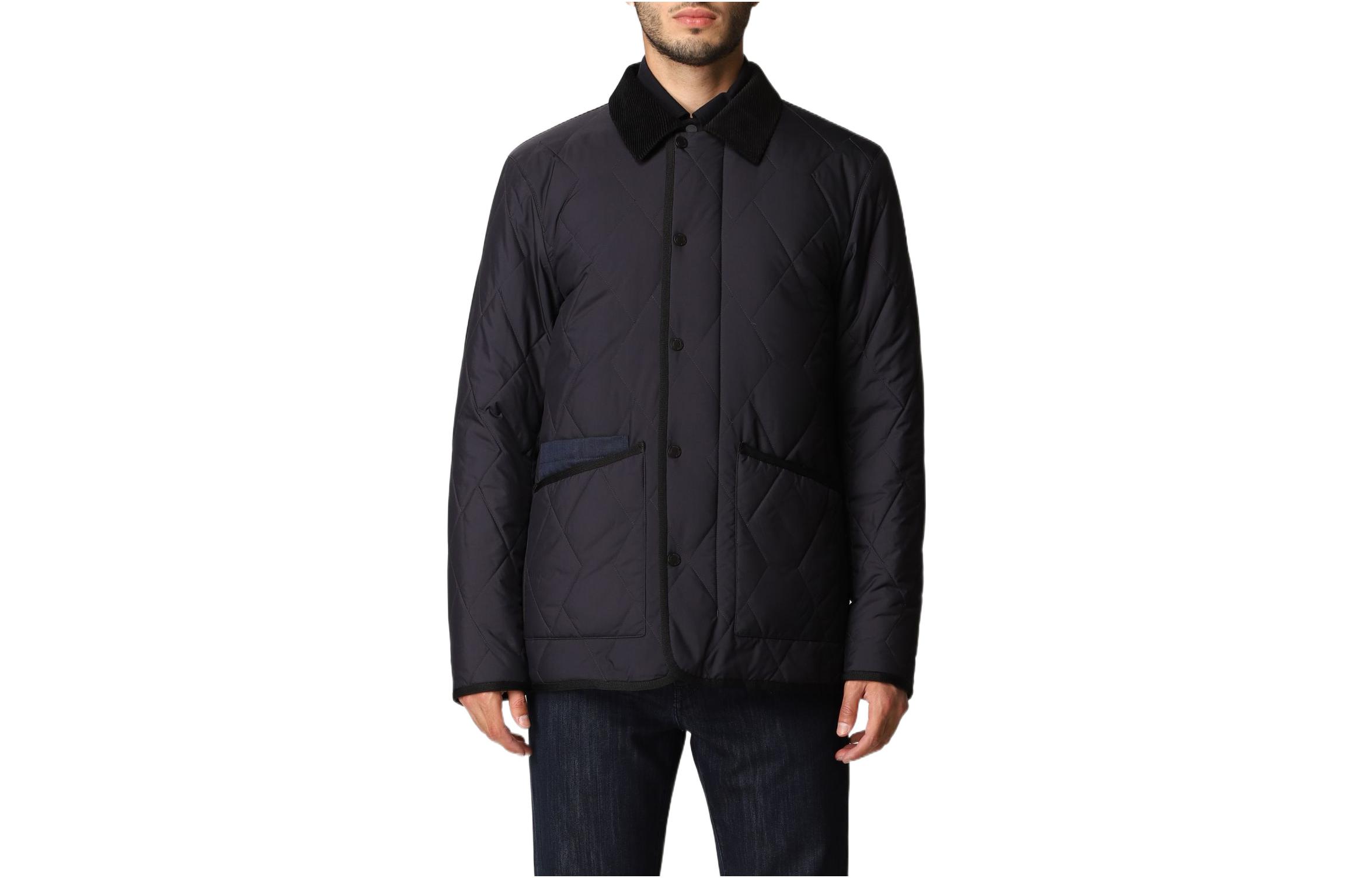 Z Zegna Solid Single-Breasted Notch Lapel Jacket Men’s Blue VY023-ZZ122-B09