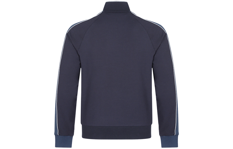 Lookbook Z Zegna SS21 深藍色拉鏈莫代爾棉外套 VV451-ZZ873-B09