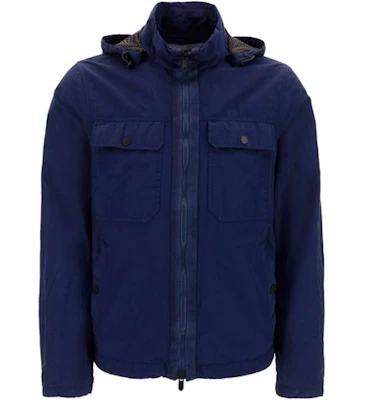 Z Zegna SS21 海軍藍連帽純色拉鍊外套 VW054-ZZ045-A07 Buy Z Zegna SS21 海軍藍連帽純色拉鍊外套 VW054-ZZ045-A07