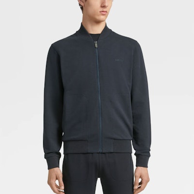 Z Zegna SS21 素色標誌拉鍊外套 海軍藍 V8451-ZZ876-B09 Details for Z Zegna SS21 素色標誌拉鍊外套 海軍藍 V8451-ZZ876-B09