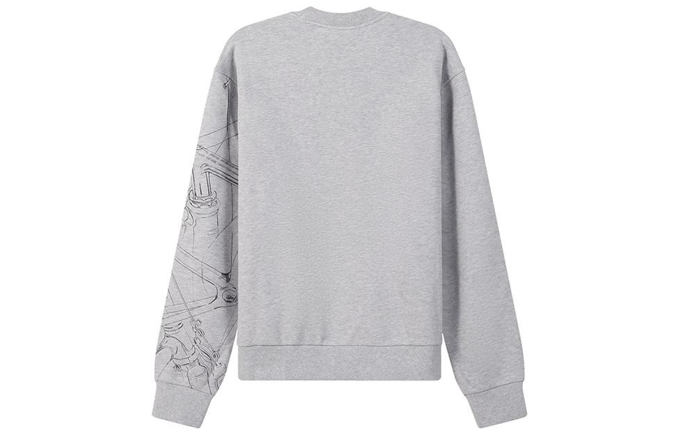 Lookbook Z Zegna SS22 灰色幾何印花寬鬆長袖衛衣 VZ458-ZZ898L-8L1