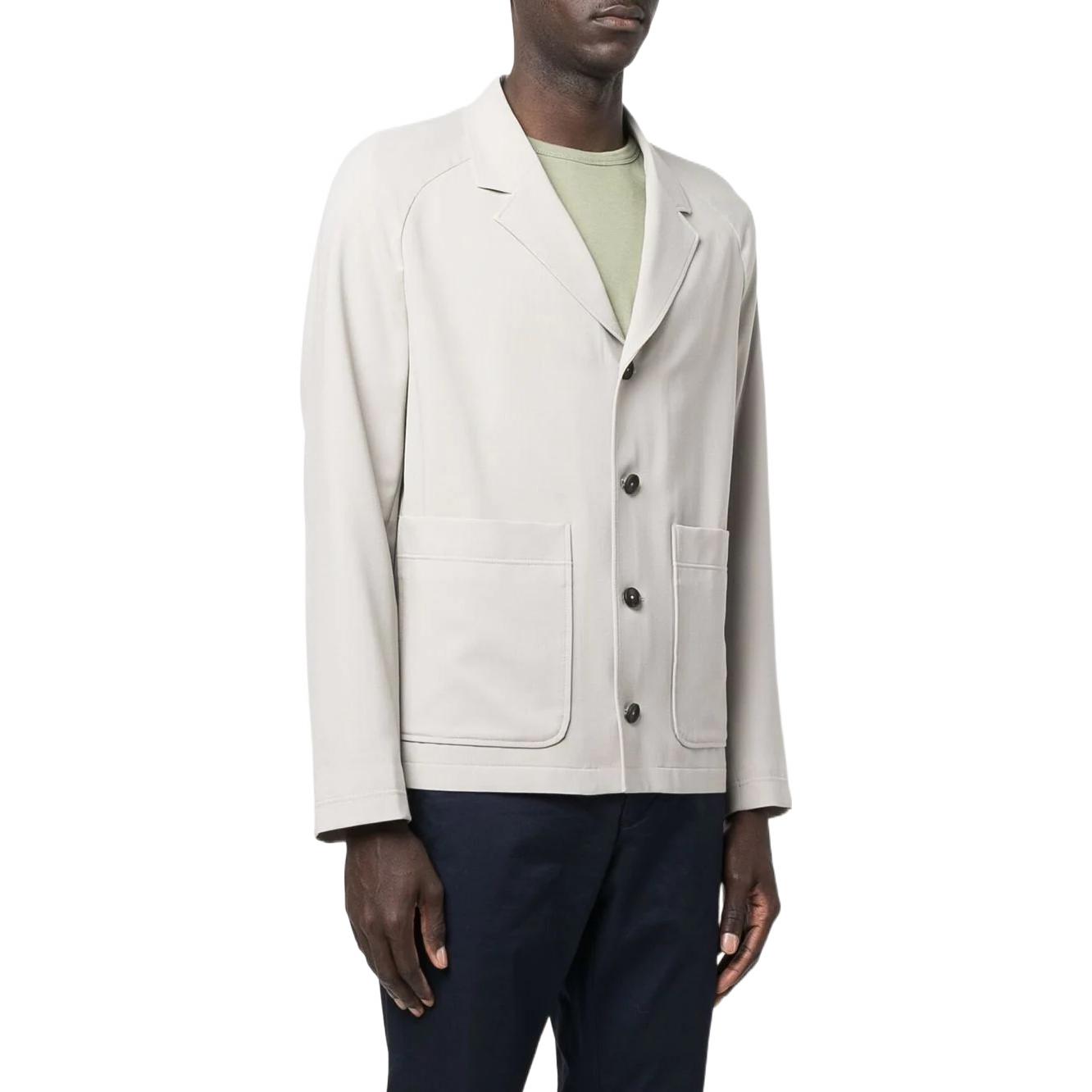 Purchase Z Zegna SS22 男士米色長袖紐扣外套 1DXA-G035-0N