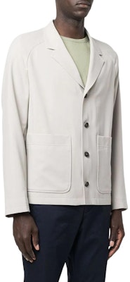 Z Zegna SS22 男士米色長袖紐扣外套 1DXA-G035-0N Purchase Z Zegna SS22 男士米色長袖紐扣外套 1DXA-G035-0N