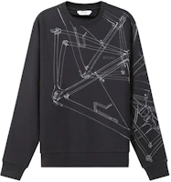 Z Zegna SS22 Geometric Print Crewneck Relaxed Sweatshirt Navy Blue (). VZ458-ZZ898L-8L2 Z Zegna SS22 Geometric Print Crewneck Relaxed Sweatshirt Navy Blue (). VZ458-ZZ898L-8L2