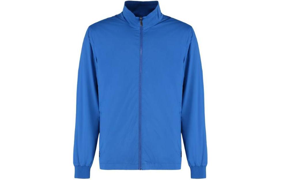Z Zegna SS22 Solid Color Zip-Up Jacket Blue. ZZT052VY044B05