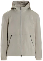 Z Zegna SS22 White Wrinkled Hooded Jacket for Men ZZ123VZ005-N03 Z Zegna SS22 White Wrinkled Hooded Jacket for Men ZZ123VZ005-N03