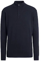 Order Z Zegna SS23 藍色高領寬鬆針織毛衣 E8K10-127-B98