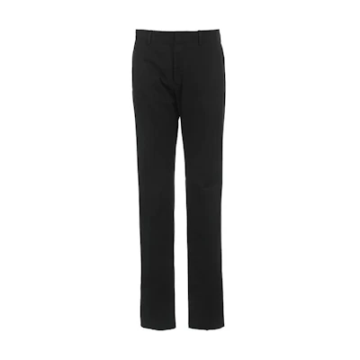 Z Zegna SS23 Slim Fit Black Casual Button Pants. UBI17A5TR00-990