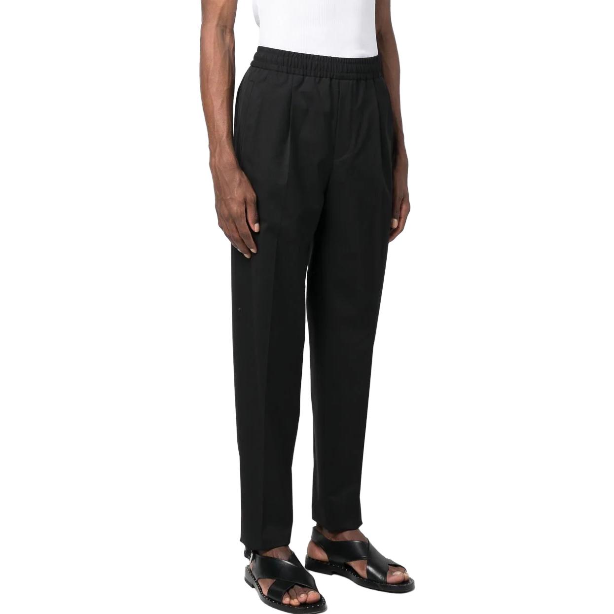 Details for Z Zegna SS23 修身彈性腰休閒褲 黑色 5ZF06-2A573G-CC2