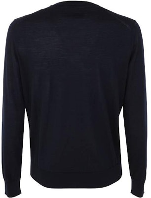 Z Zegna SS23 純藍色圓領套頭毛衣. UBM00A-5110-B09 Lookbook Z Zegna SS23 純藍色圓領套頭毛衣. UBM00A-5110-B09