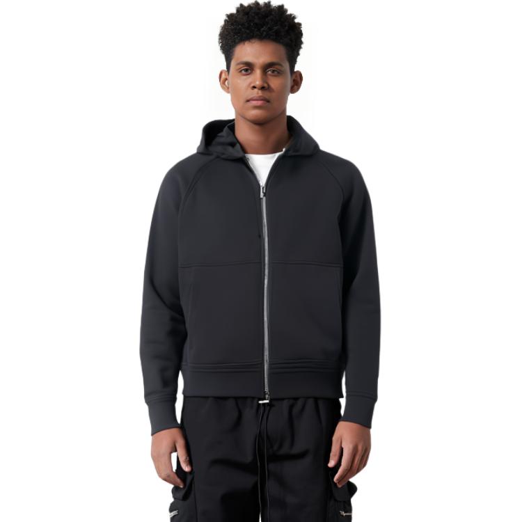 Cheap Z Zegna SS23 海軍藍抽繩連帽外套ファッション潮流上衣 UB553A5-B859-B09