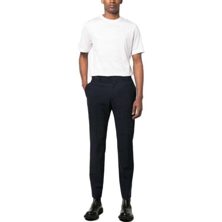 Lookbook Z Zegna SS23 白色圓領短袖T恤 UB386-A5B718-213