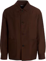 Order Z Zegna SS23 棕色單排扣西裝外套搭配簡約缺角翻領 517C01A51DHBQ0