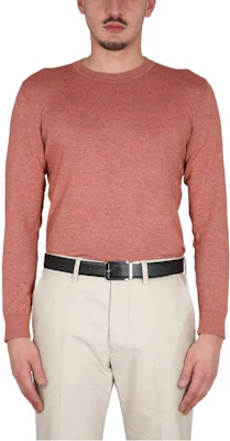 Z Zegna SS23 棕色純色羅紋針織長袖圓領運動衫 UBQ90A5110-P95 Buy Z Zegna SS23 棕色純色羅紋針織長袖圓領運動衫 UBQ90A5110-P95