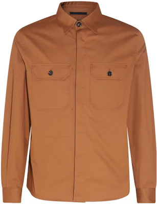 Z Zegna SS23 棕色純色長袖翻領外套 UBV16A5-SOT8-261 Buy Z Zegna SS23 棕色純色長袖翻領外套 UBV16A5-SOT8-261