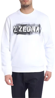 Z Zegna SS23 字母印花白色套頭長袖衫 VS458-846A-7A1 Buy Z Zegna SS23 字母印花白色套頭長袖衫 VS458-846A-7A1