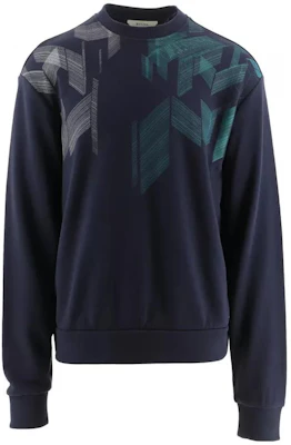 Z Zegna SS23 圖案印花圓領長袖海軍藍男士運動衫 VY424-ZZ898O-8O2 Buy Z Zegna SS23 圖案印花圓領長袖海軍藍男士運動衫 VY424-ZZ898O-8O2