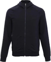 Z Zegna SS23 Solid Navy Hooded Zip-Up Jacket VU451-ZZ859-B09 Z Zegna SS23 Solid Navy Hooded Zip-Up Jacket VU451-ZZ859-B09