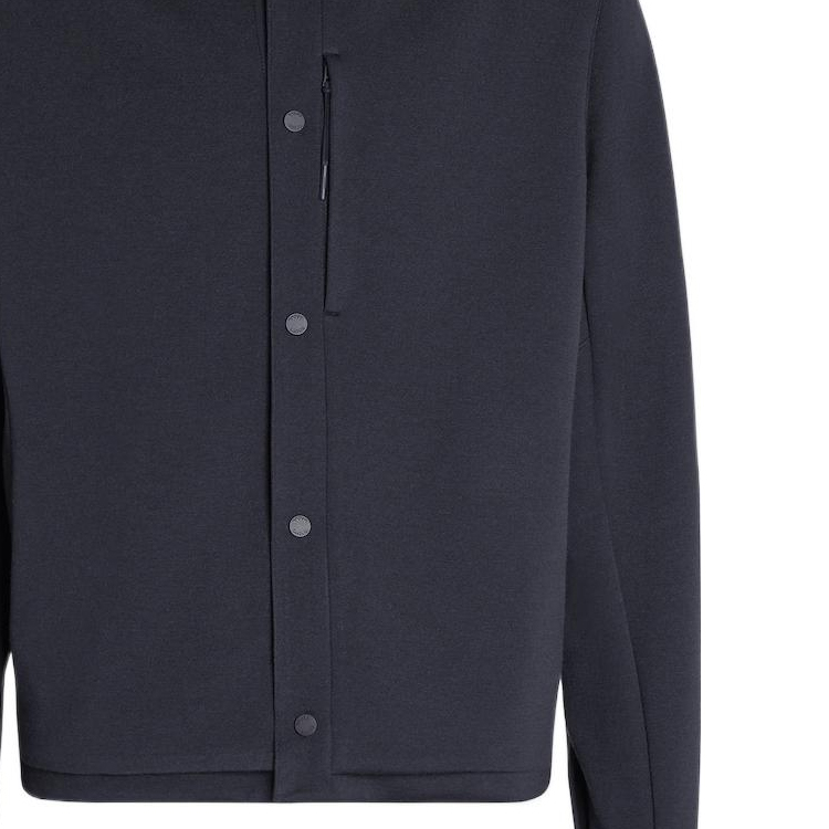 Z Zegna SS23 Solid Wool Patchwork Shirt Jacket Navy Blue - UBV08A5-SOWH1-780 圖 7