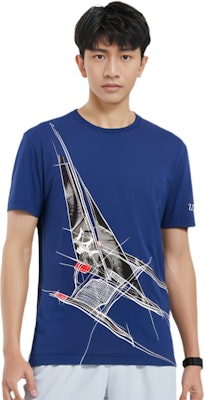 Z Zegna x Maserati 標誌圖案印花海軍藍短袖T恤。 VR372-ZZB630-6Y8 Purchase Z Zegna x Maserati 標誌圖案印花海軍藍短袖T恤。 VR372-ZZB630-6Y8