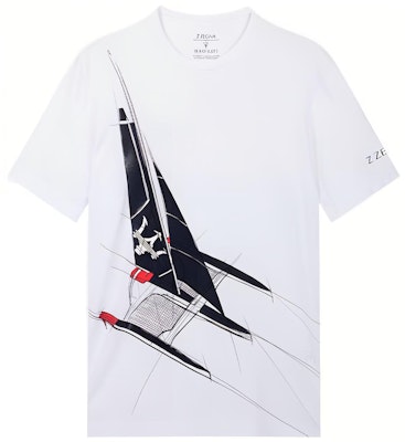 Z Zegna x Maserati 白色標誌圖案短袖T恤 VR372-ZZB630-6Y7 Buy Z Zegna x Maserati 白色標誌圖案短袖T恤 VR372-ZZB630-6Y7