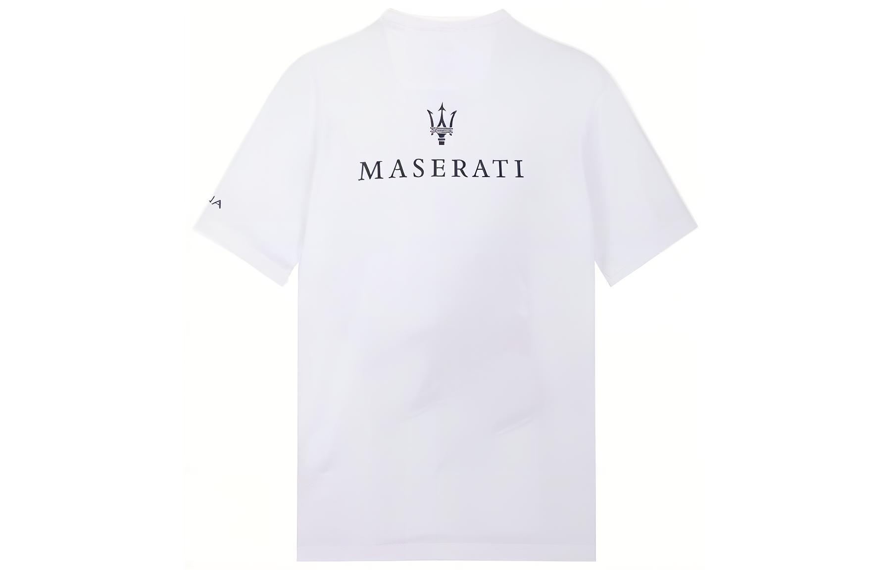 Lookbook Z Zegna x Maserati 白色標誌圖案短袖T恤 VR372-ZZB630-6Y7