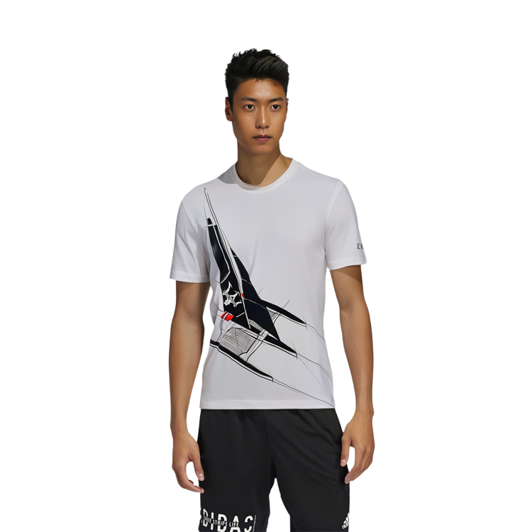 Purchase Z Zegna x Maserati 白色標誌圖案短袖T恤 VR372-ZZB630-6Y7