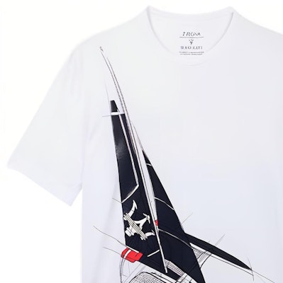 Z Zegna x Maserati 白色標誌圖案短袖T恤 VR372-ZZB630-6Y7 Sizing Z Zegna x Maserati 白色標誌圖案短袖T恤 VR372-ZZB630-6Y7