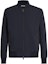 Buy Z Zegna Zzegna FW22 海軍藍立領長袖拉鏈口袋外套. E7T207100531