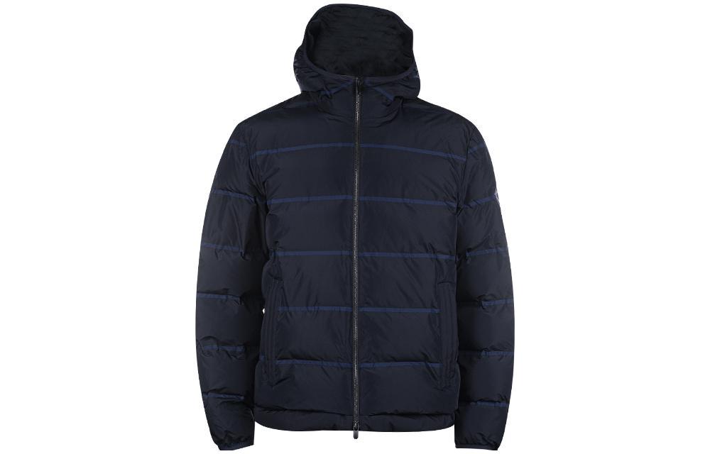 Z Zegna Zzegna Quilted Cotton Zip-Up Hoodie Jacket in Black VY011ZZ082-B09