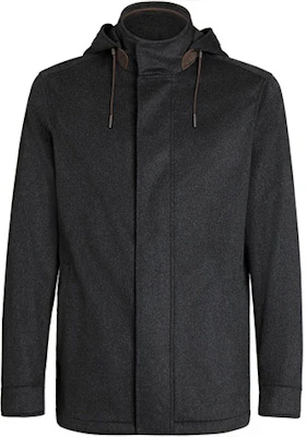 Z Zegna Zzegna 純色抽繩連帽軍裝外套 海軍藍 UVT42-V210-531 Buy Z Zegna Zzegna 純色抽繩連帽軍裝外套 海軍藍 UVT42-V210-531