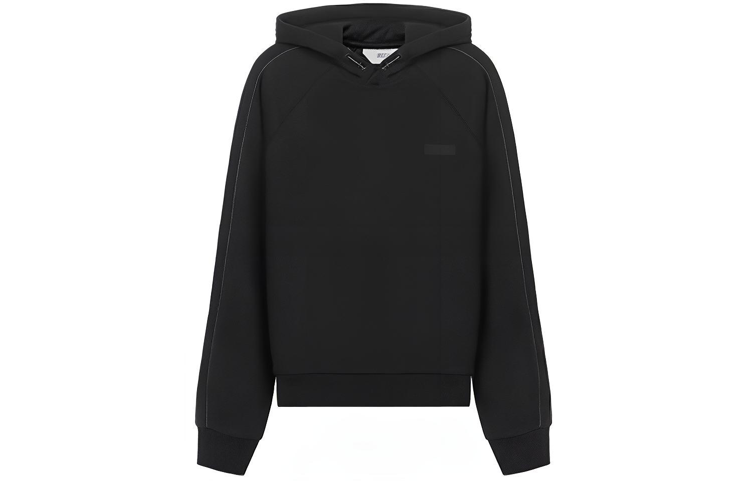 Z Zegna Zzegna SS21 Black Solid Color Hoodie VW458-ZZ853-K09