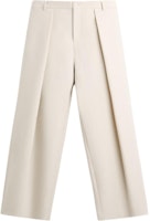 ZARA Beige Loose Fit Breathable Wide-Leg Casual Pants. 0706260-710 ZARA Beige Loose Fit Breathable Wide-Leg Casual Pants. 0706260-710