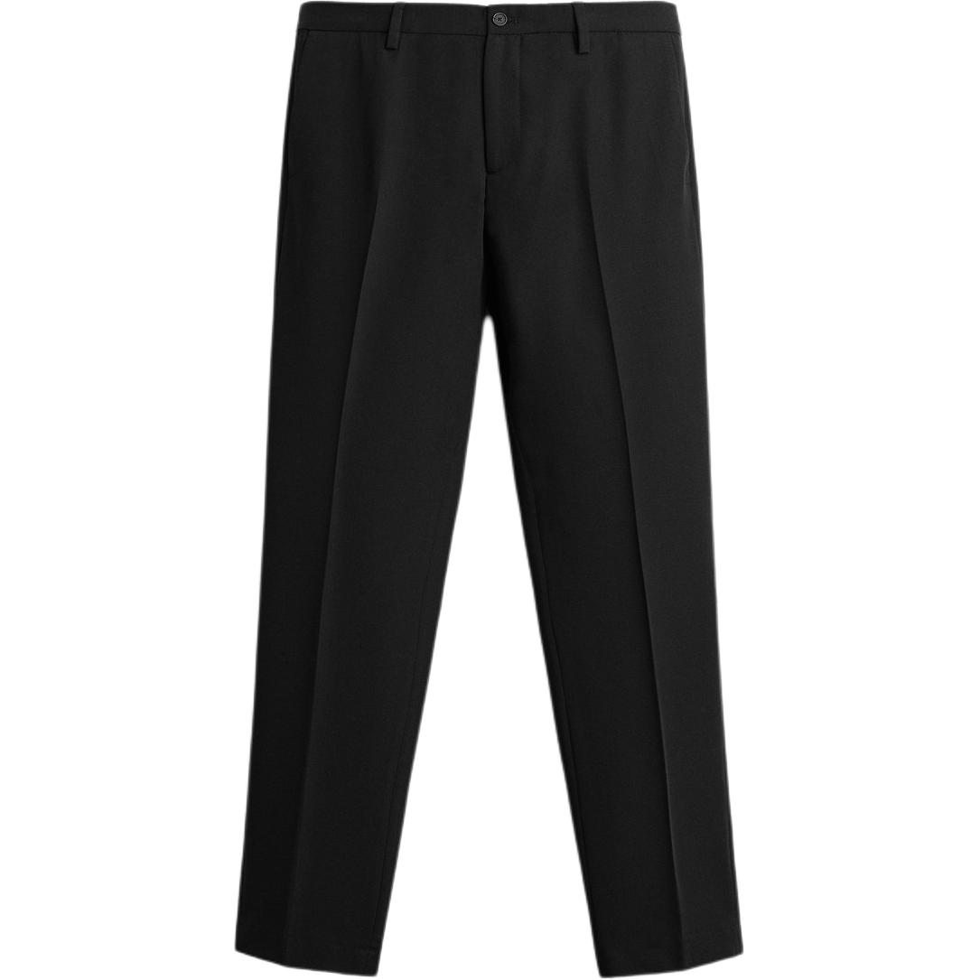 ZARA  Business Casual Solid Black Suit Pants 4337999-800
