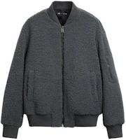 ZARA Gray Solid Color Stand Collar Zip-Up Jacket 8281405-802 ZARA Gray Solid Color Stand Collar Zip-Up Jacket 8281405-802