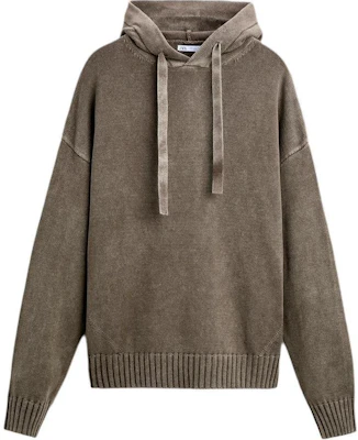 ZARA Hoodie Loose-Fit Rajut Coklat Tua. 09598381-35 Buy ZARA Hoodie Loose-Fit Rajut Coklat Tua. 09598381-35
