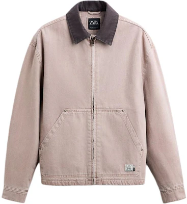 ZARA 復古標籤底特律工裝外套 淺棕黃色. 6987331-708 Buy ZARA 復古標籤底特律工裝外套 淺棕黃色. 6987331-708