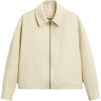 ZARA Short Casual Long Sleeve Outdoor Jacket - Sand Color 0706186-711 ZARA Short Casual Long Sleeve Outdoor Jacket - Sand Color 0706186-711