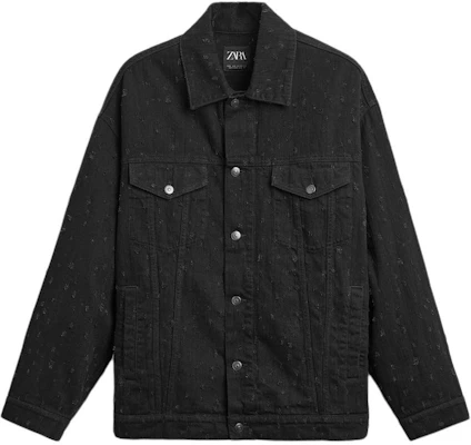 ZARA 素黑色翻領按扣工作外套 1538430-800 Buy ZARA 素黑色翻領按扣工作外套 1538430-800